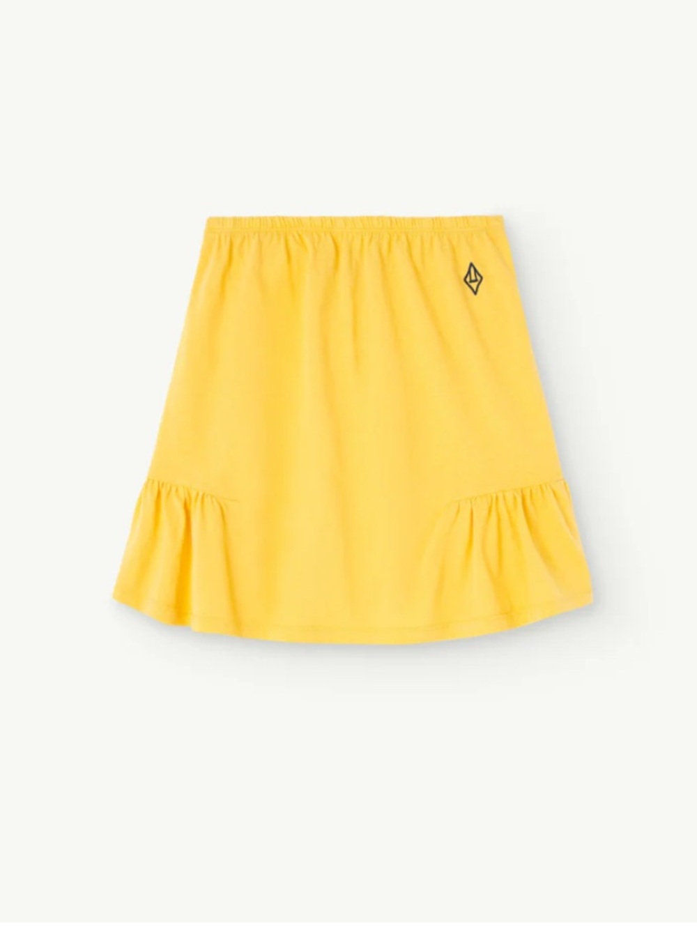 THE ANIMALS OBSERVATORY Yellow Ruffle Hem Skirt